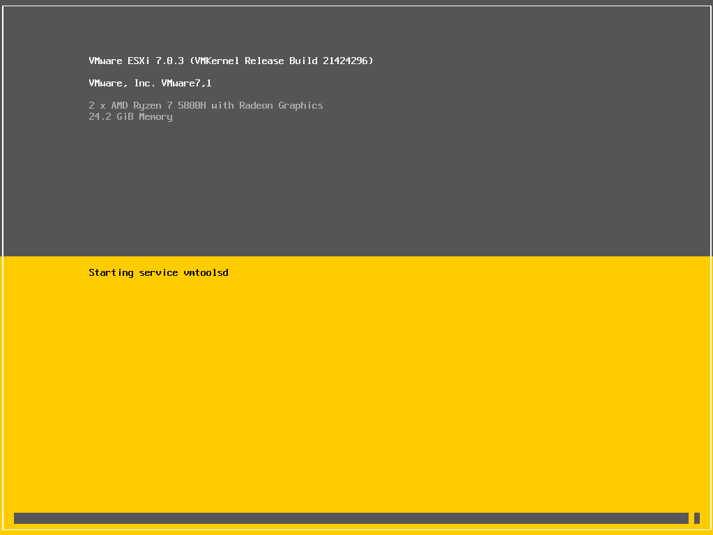 VMware ESXi 7.0部署