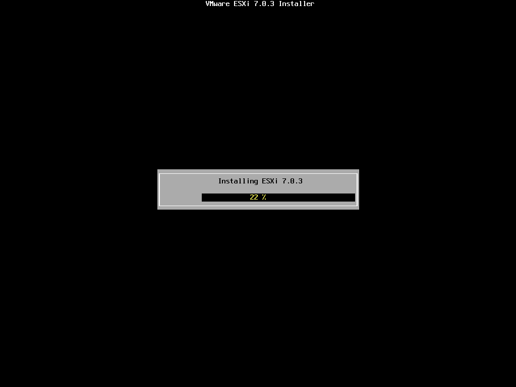 VMware ESXi 7.0部署